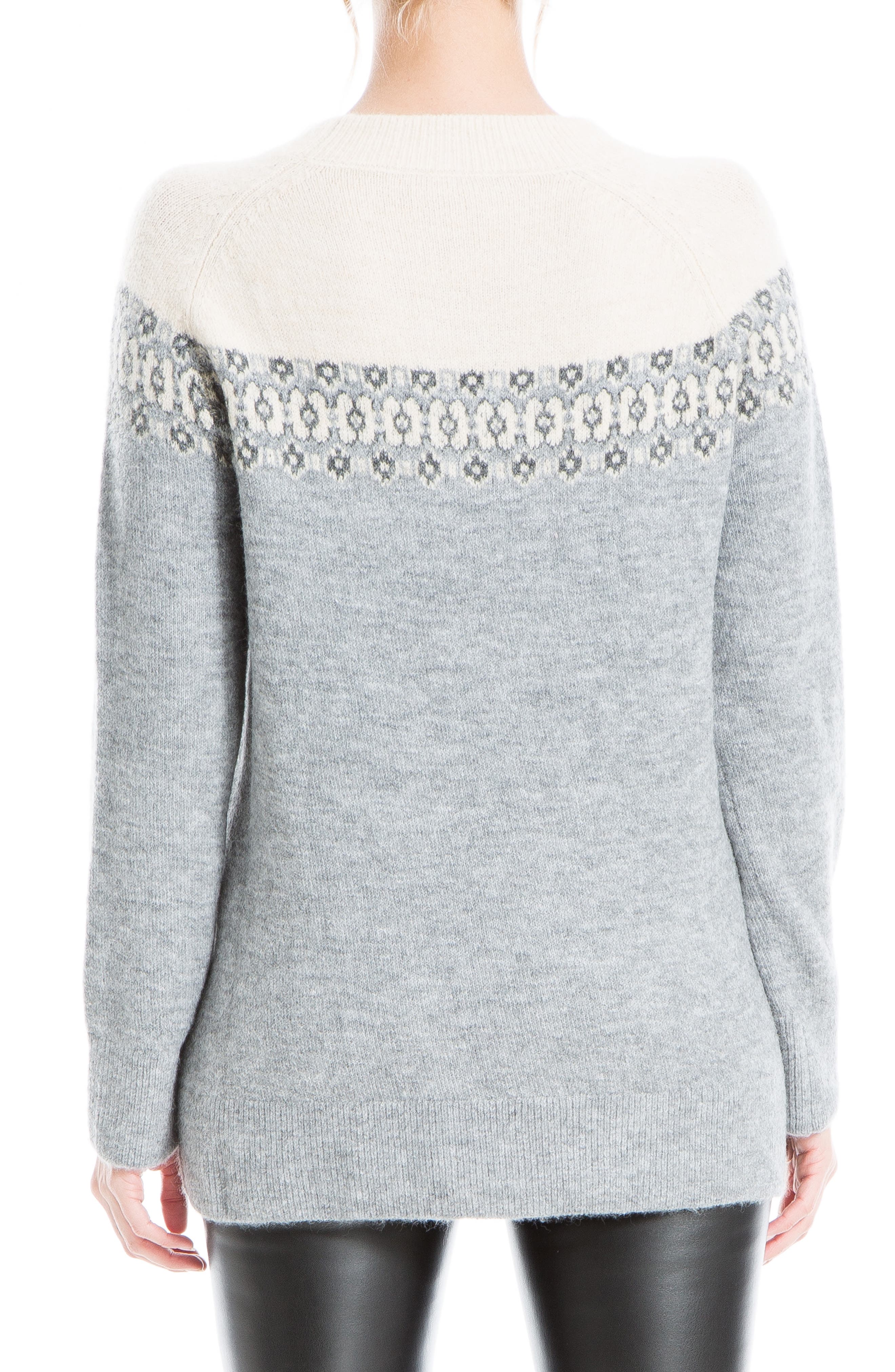 fair isle pullover sweater