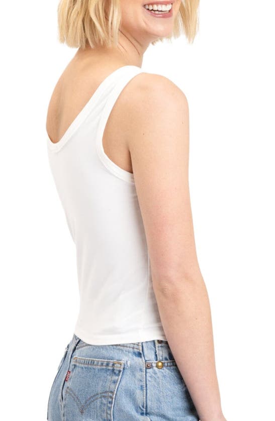 Shop Threads 4 Thought Mirabel Luxe Jersey Crop Tank In White