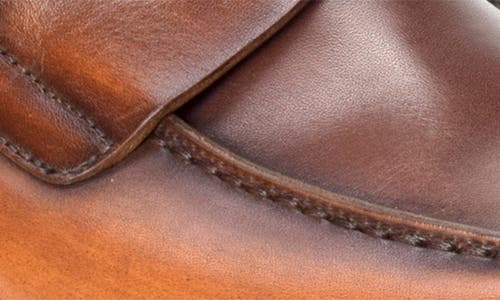Warfield & Grand Preeminent Penny Loafer In Whiskey