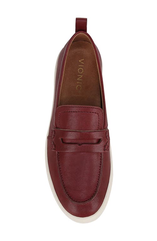 Shop Vionic Uptown Hybrid Penny Loafer (women) In Syrah