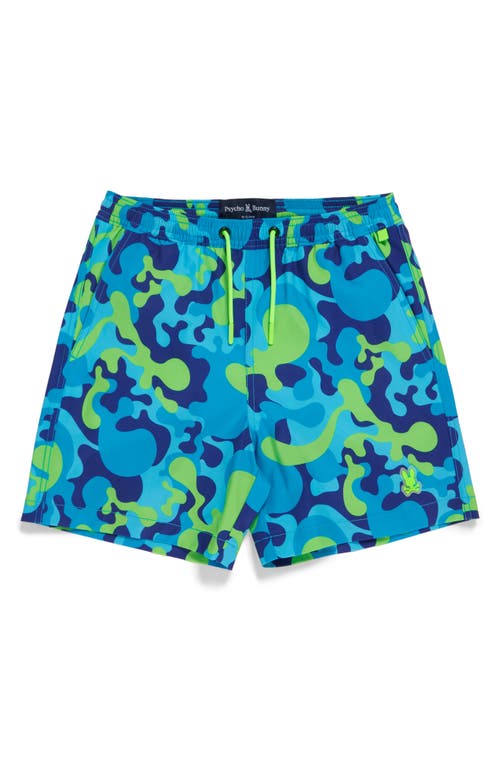 Psycho Bunny Kids' Gerry Swim Trunks Aquarius at