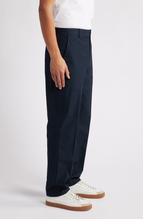 Frame Straight Leg Chinos In Dark Navy