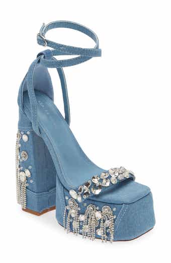 Maya ankle 2025 strap platform sandals