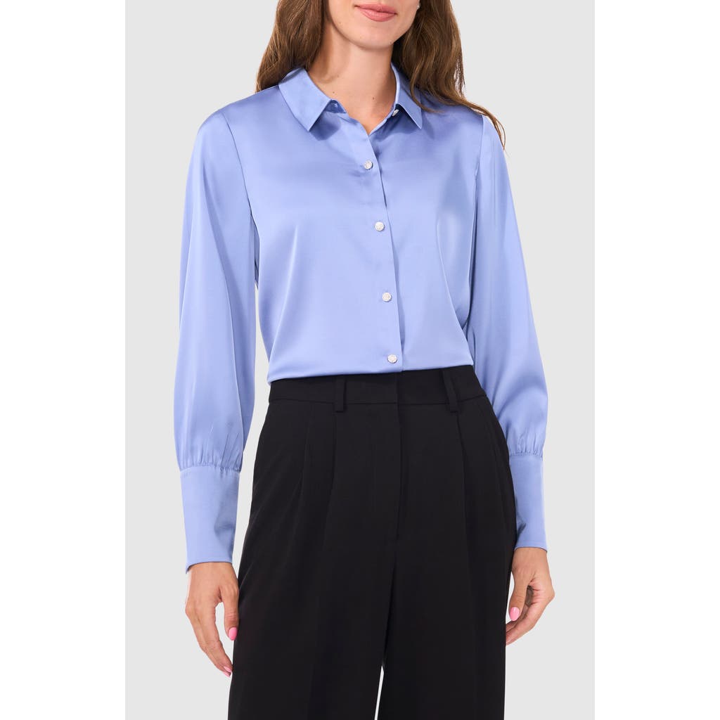 Halogenr Halogen(r) Button-up Shirt In Blue Blossom