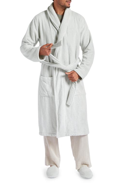 Classic Turkish Cotton Robe in Mineral