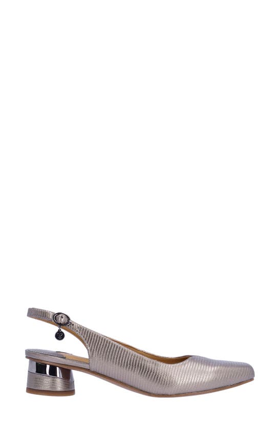 Shop J. Reneé Taveta Slingback Pump In Pewter