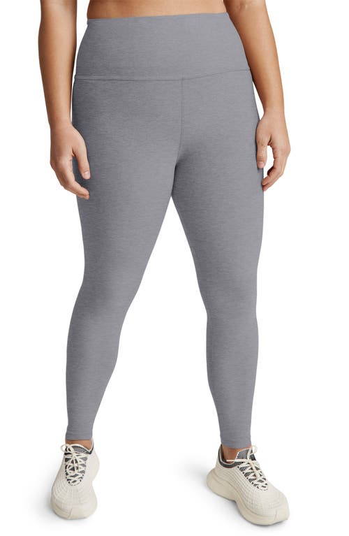 Caught in the Midi High Waist Leggings in Cloud Gray Heather