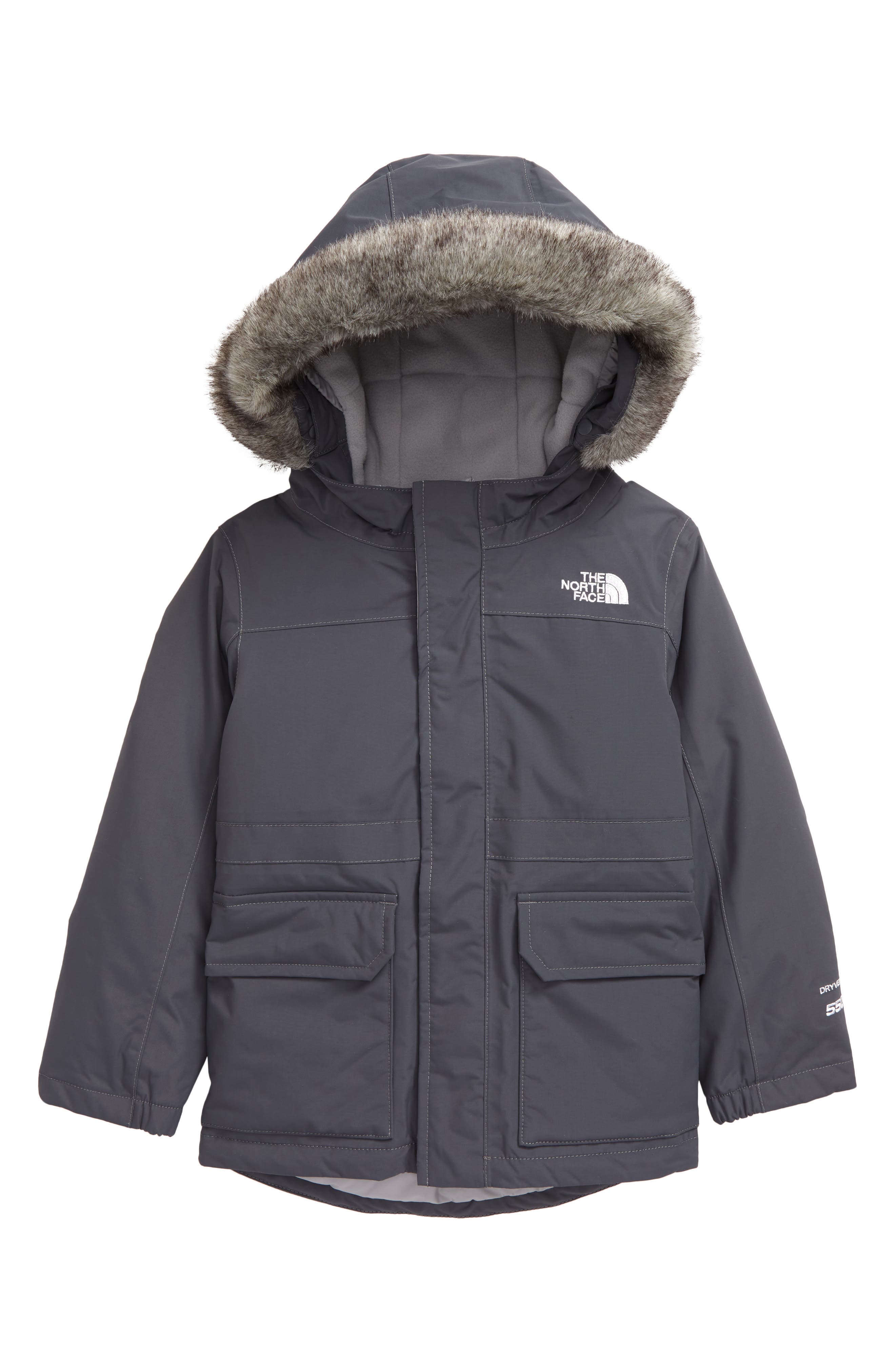 north face with fur hood