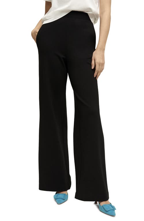 Shop Isaac Mizrahi New York Wide Leg Pants In Black