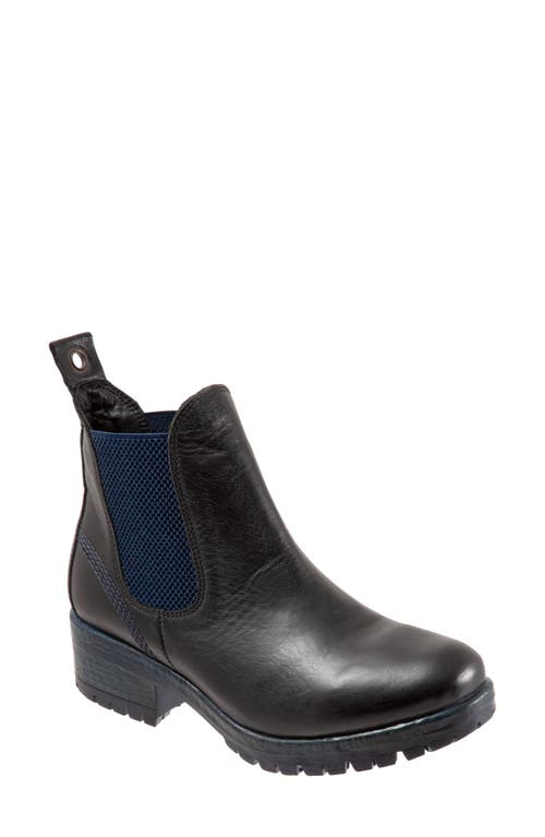 Bueno Florida Chelsea Boot Black/Blue at Nordstrom,