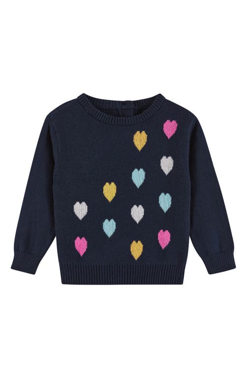 ANDY & EVAN ANDY & EVAN HEART INTARSIA SWEATER & LEGGINGS SET