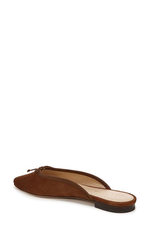 Shop Veronica Beard Catherine Ballet Mule In Cedar