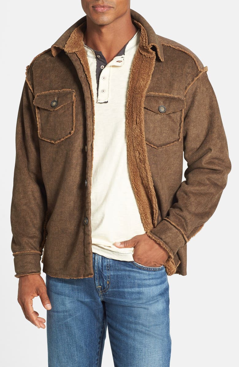 True Grit Pebble Sueded Jacket with Faux Shearling Lining | Nordstrom