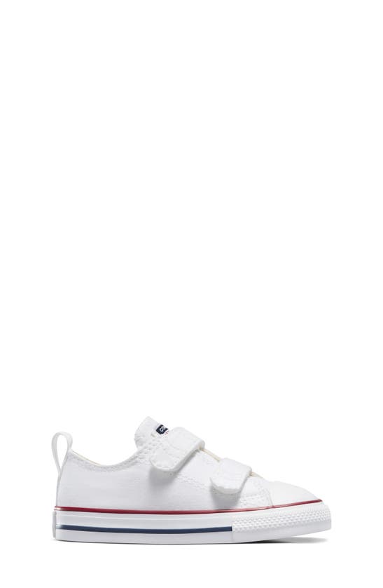 Shop Converse Kids' Chuck Taylor® All Star® 2v Oxford Sneaker In White/ Garnet/ Navy
