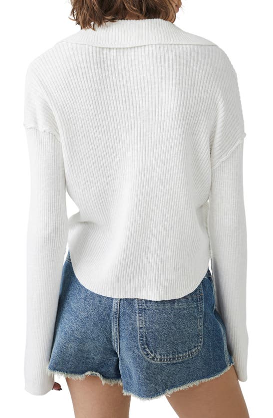 Free People Ella Button-up Sweater In Ivory