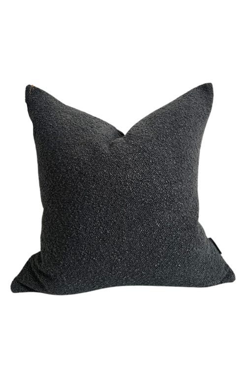 Shop Modish Decor Pillows Bouclé Accent Pillow Cover In Pitch