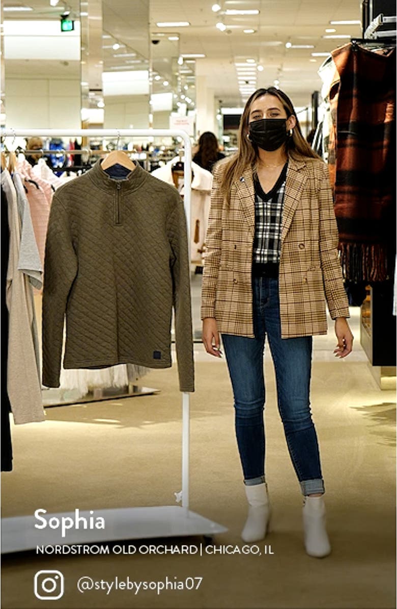 Men's Quilted Quarter Zip Pullover, sales video thumbnail