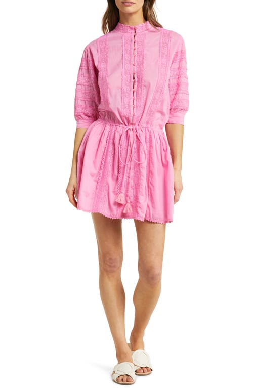 Melissa Odabash Rita Cover-Up Dress Pink at Nordstrom,