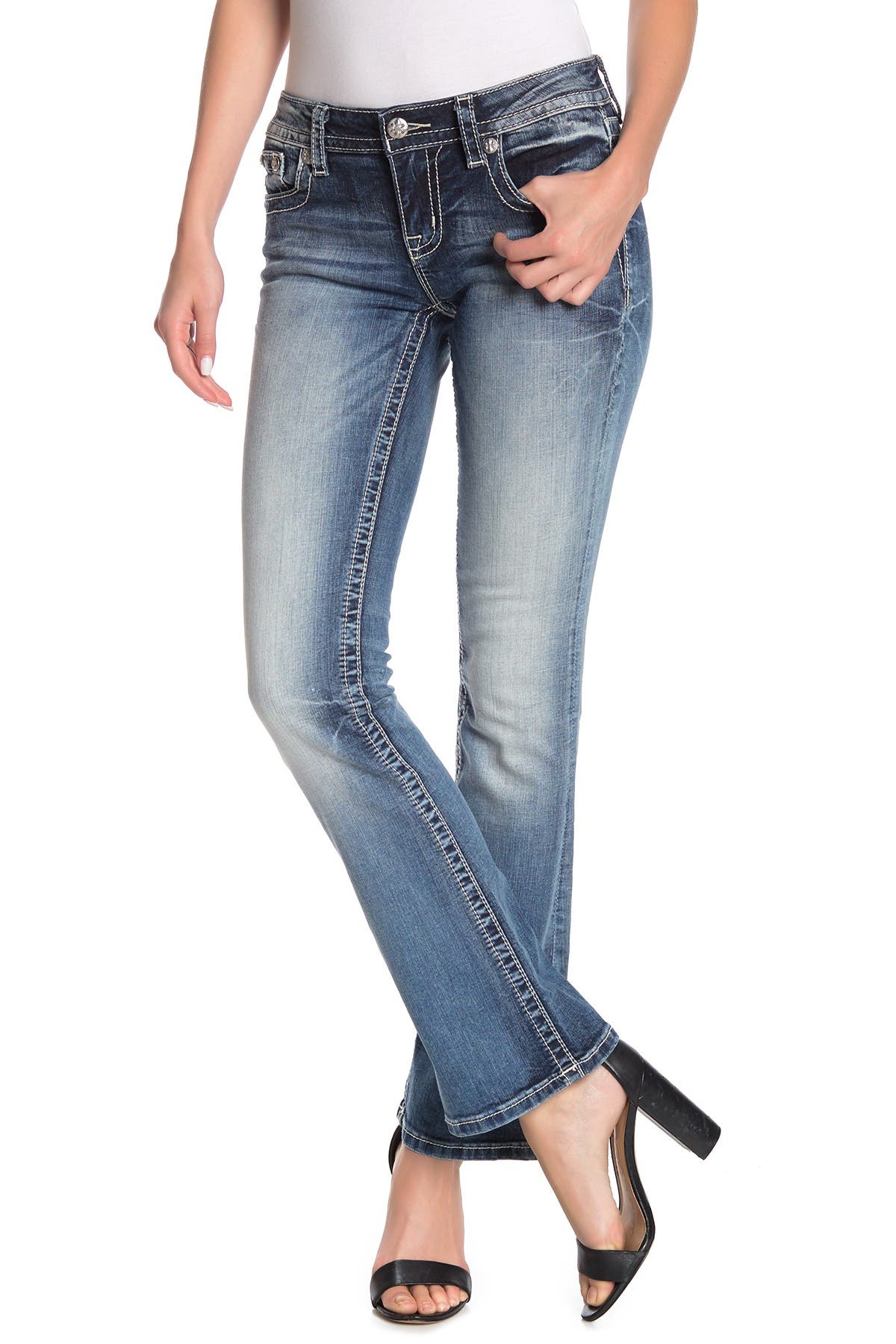 miss me signature bootcut jeans