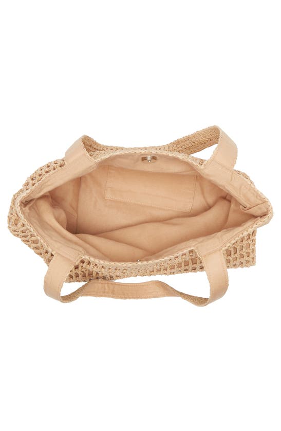 Collection Xiix Straw Tote Bag In Natural