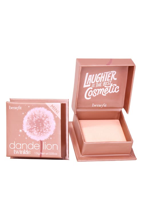 Benefit Cosmetics Twinkle Powder Highlighter in Dandelion Twinkle