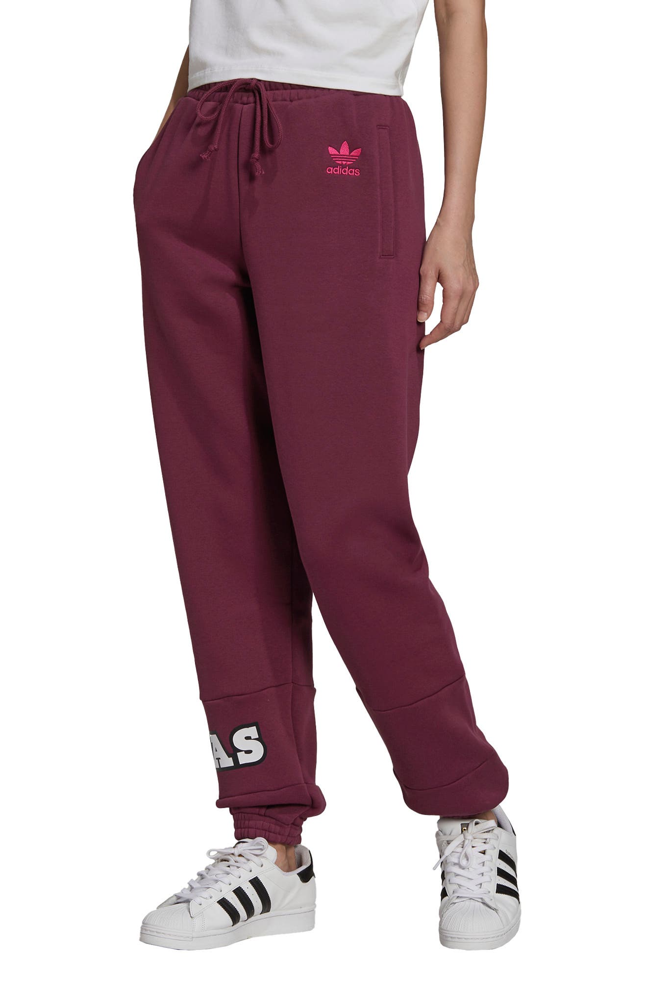 adidas maroon pants