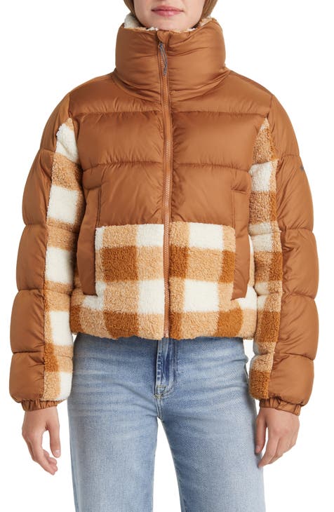 Leadbetter Sherpa-accent puffer coat, Columbia