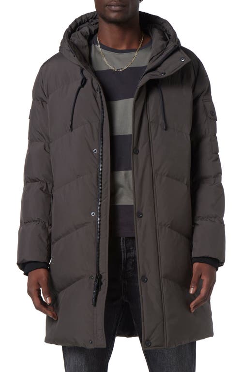 Andrew Marc Sullivan Water Resistant Parka in Slate