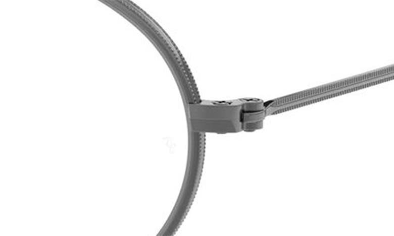 Ray Ban Unisex 48mm Oval Optical Glasses In Gunmetal