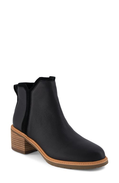 TOMS TOMS HAILEY WATER RESISTANT LEATHER BOOTIE