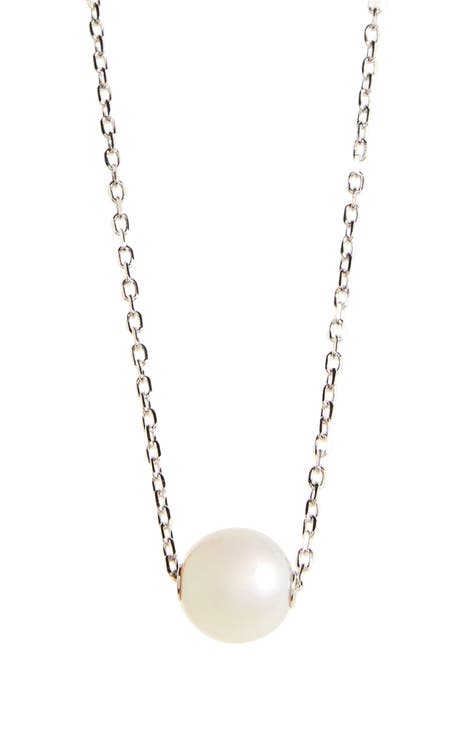 Mikimoto single pearl on sale necklace