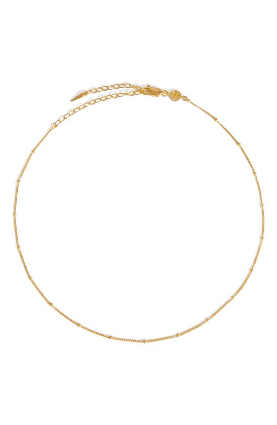 Missoma Satellite Chain Necklace In Gold