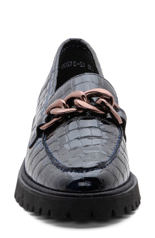 Ara Kiana Bit Loafer In Midnight Blue