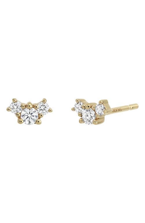 Bony Levy Solstice Diamond Stud Earrings in 18K Yellow Gold