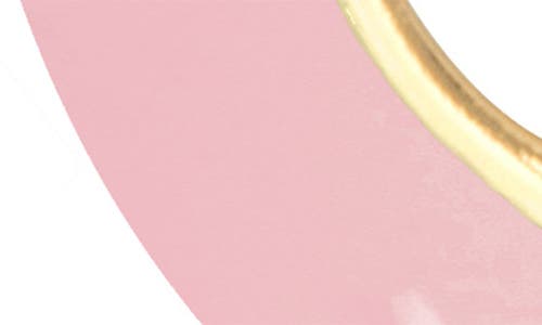 Es Jewelry Enamel Huggie Hoop Earrings In Light Pink Enamel