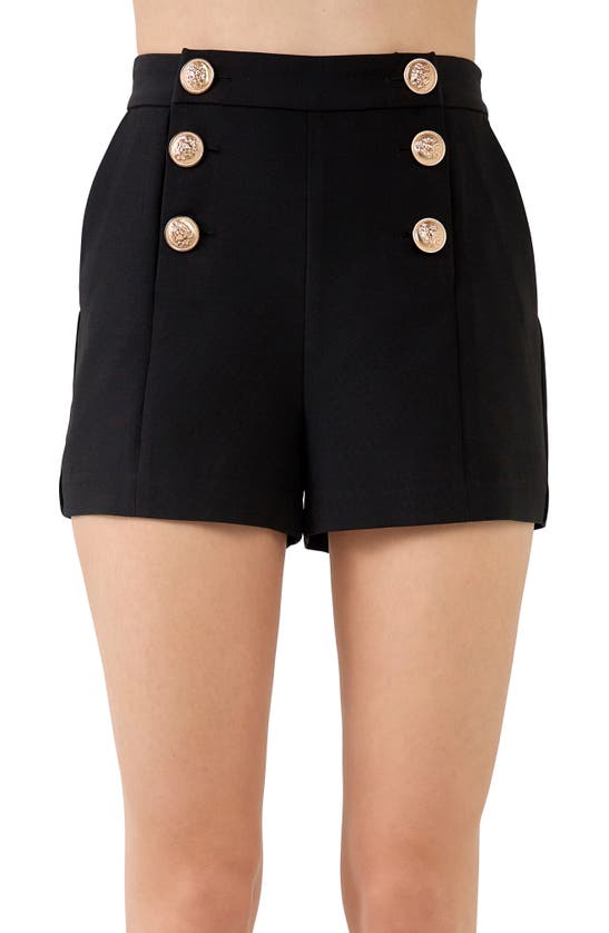 Shop Endless Rose High Waist Sailor Shorts In Black