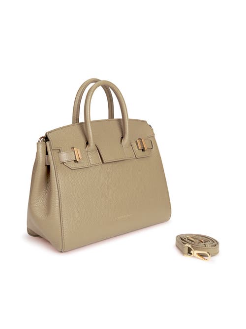 Teddy Blake Gigi Stampatto Gold 11" In Light Beige