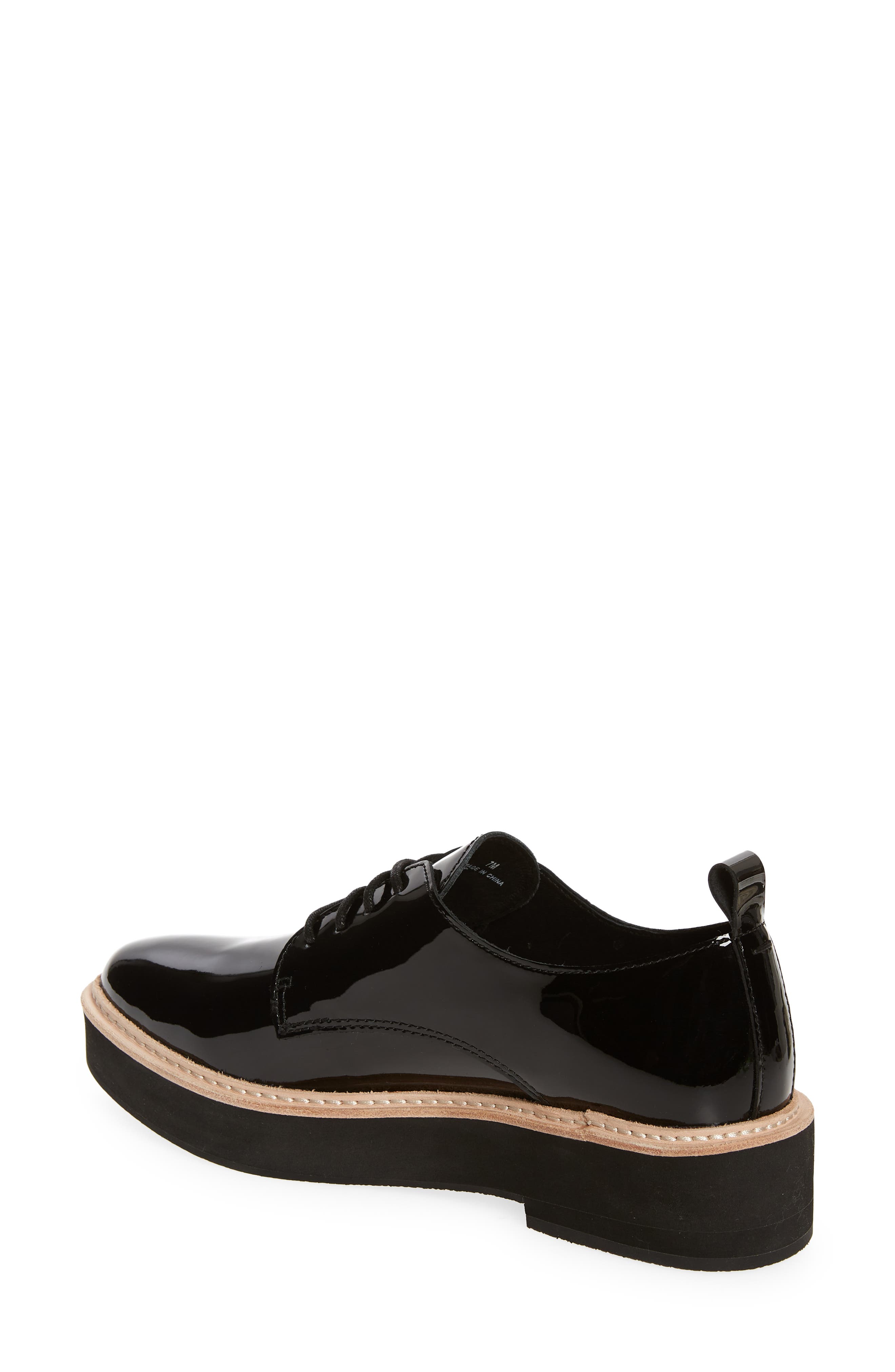 eileen fisher patent leather oxfords