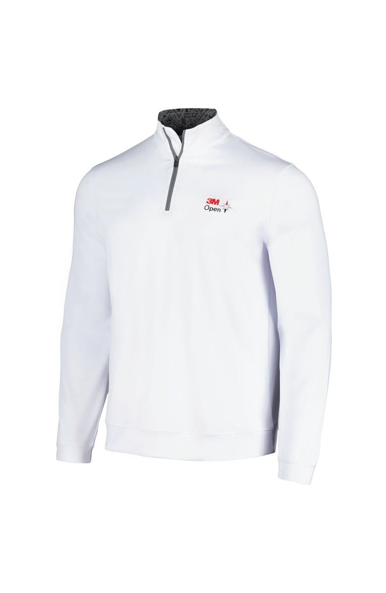 BARSTOOL GOLF Men's Barstool Golf White 3M Open QuarterZip Top Nordstrom