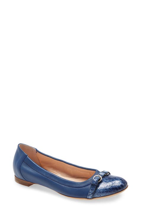 womens flats with blue soles
