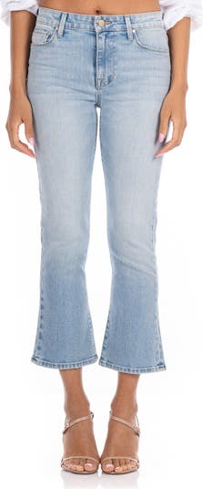 Fidelity Denim Juniper High Waist Crop Flare Jeans