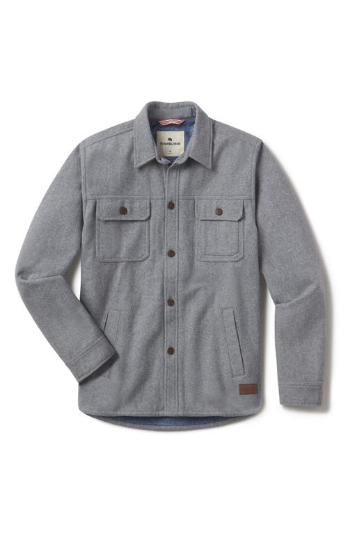 The Normal Brand Brisghtside Flannel Lined Workwear Jacket In Ash