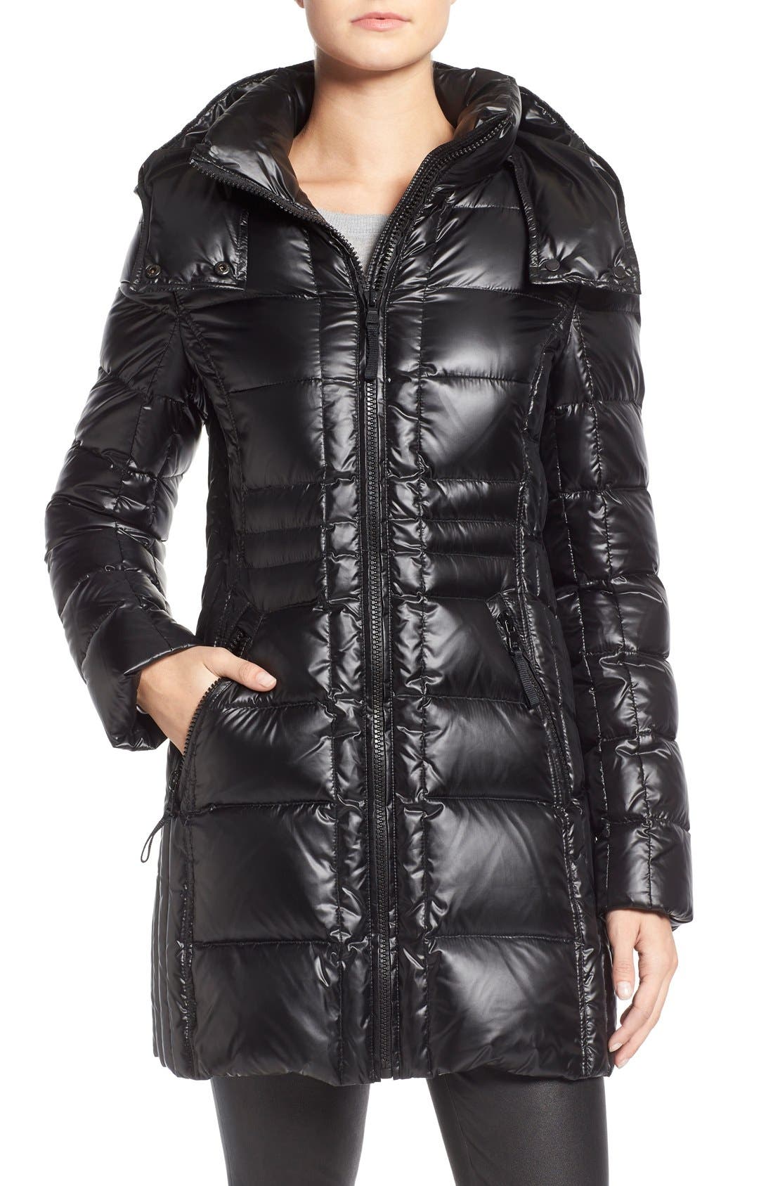 Calvin Klein Down Jacket with Detachable Hood Nordstrom