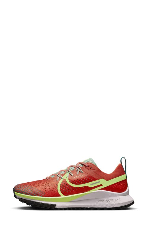 Shop Nike React Pegasus Trail 4 Running Shoe In Orange/green/bicoastal