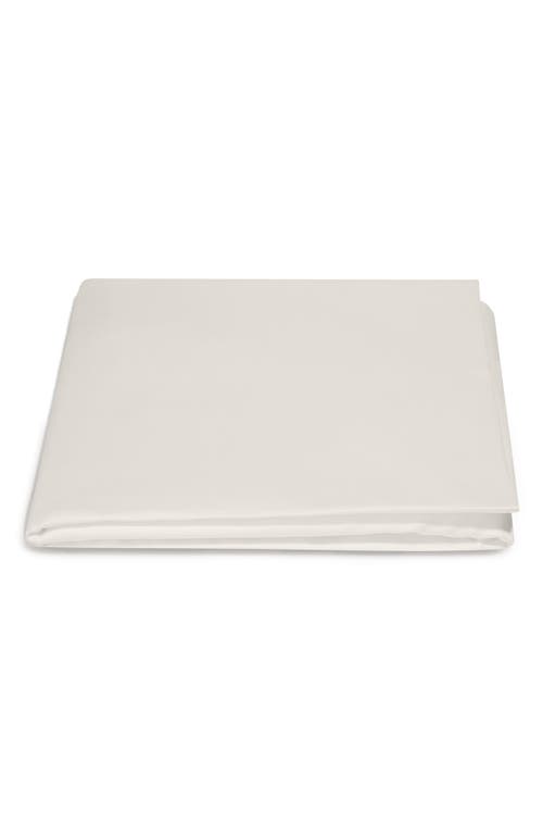 Matouk Talita 615 Thread Count Cotton Sateen Fitted Sheet in Bone at Nordstrom