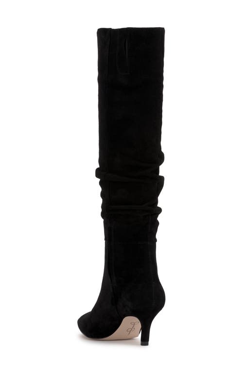 Jessica Simpson Naevy Slouch Pointed Toe Knee High Boot In Black
