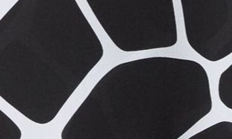 Shop Michael Kors Long Sleeve Silk Button-up Shirt In Optic White/ Black