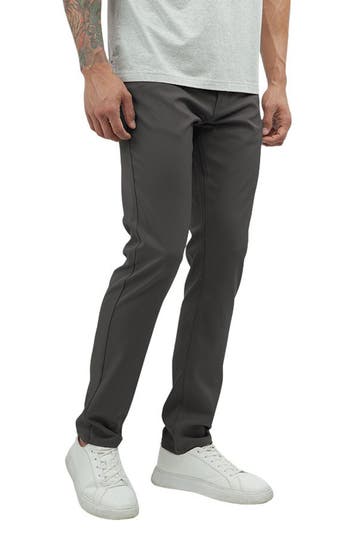 Jachs Performance Tech Pants In Dark Grey