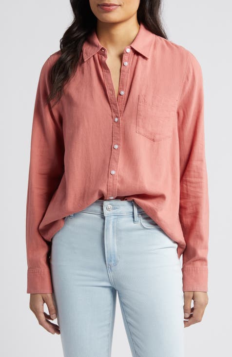 Luxe Look Blush Pink Satin Button-Up Cami Top