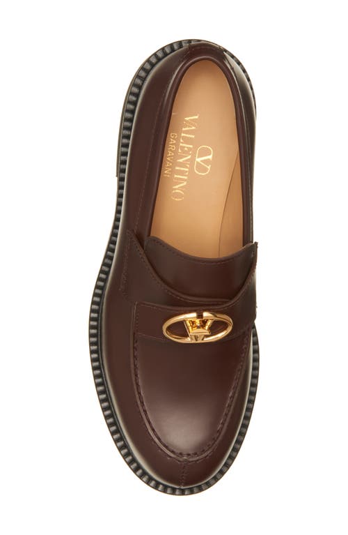 Shop Valentino Garavani Vlogo Locker Loafer In Fondant